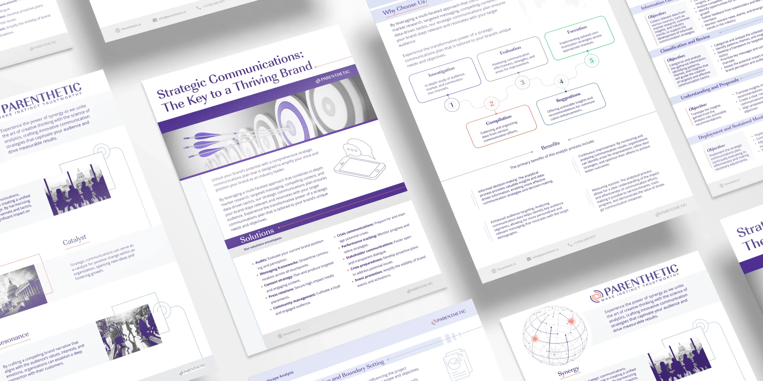 Parenthetic Marketing Materials